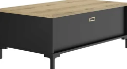 Couchtisch Manchester | Mit Ablagefläche | 109 x 60 x 36 cm | Helvezia Oak Design