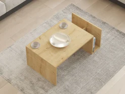 Couchtisch Memo - 100% MELAMINE - Saphireiche - 86,8 x 32,4 x 50 cm