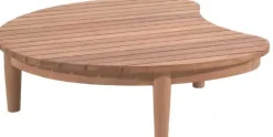 Couchtisch Mezzeluna Gescova - Teakholz 90x70 cm Braun