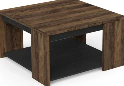 Couchtisch Monaco | 80 x 80 x 44,2 cm | Braun