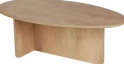 Couchtisch Orba - 100% MELAMINE - Eiche - 40 x 65 x 120 cm