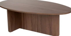 Couchtisch Orba - 100% MELAMINE - Walnuss - 40 x 65 x 120 cm