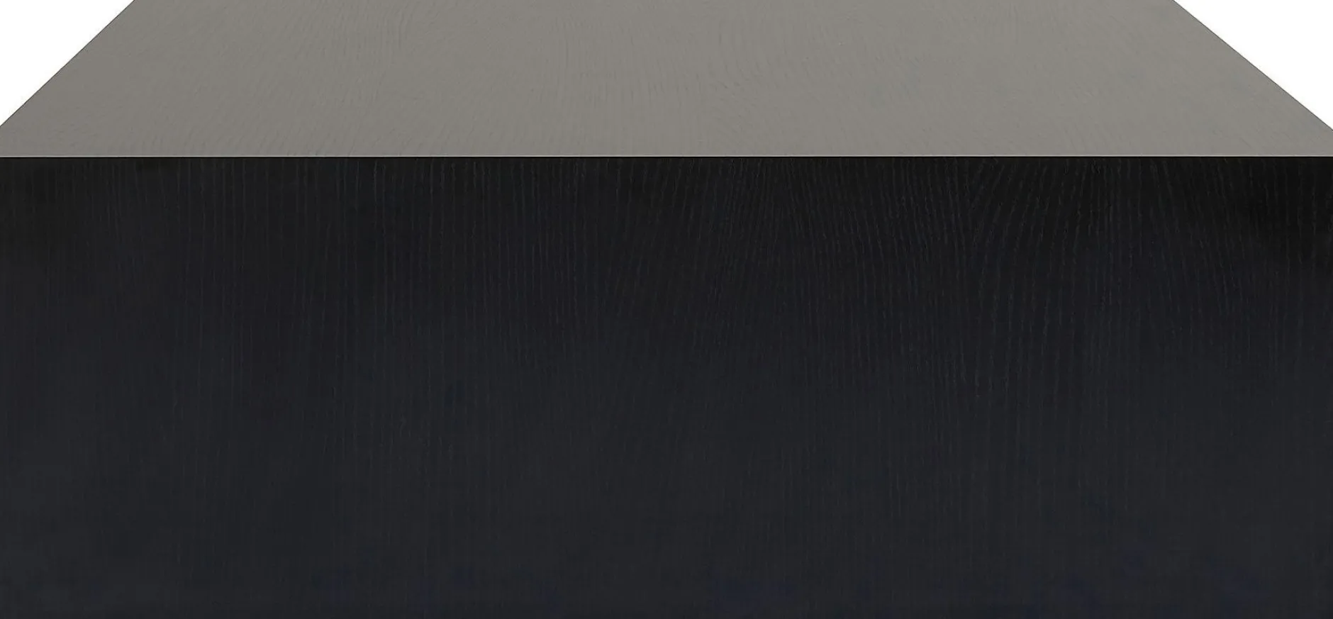 Couchtisch Prizma - 100% MDF - Holzschwarz - 35 x 90 x 90 cm