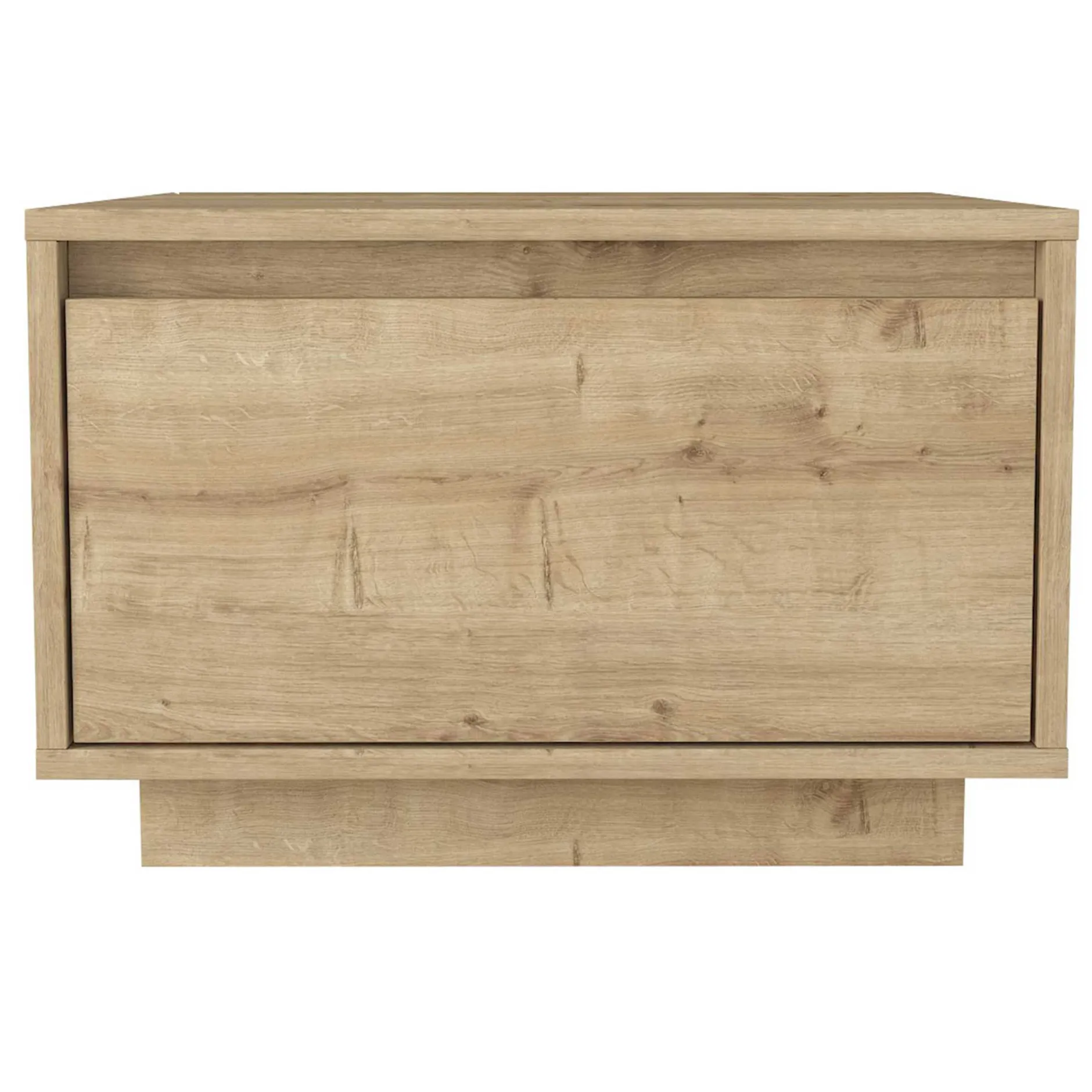 Couchtisch Pura - 60x60x40cm mit Ablageschublade - Eiche Dekor