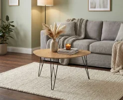 Couchtisch Ramblas 80x78 - Metall/Eiche
