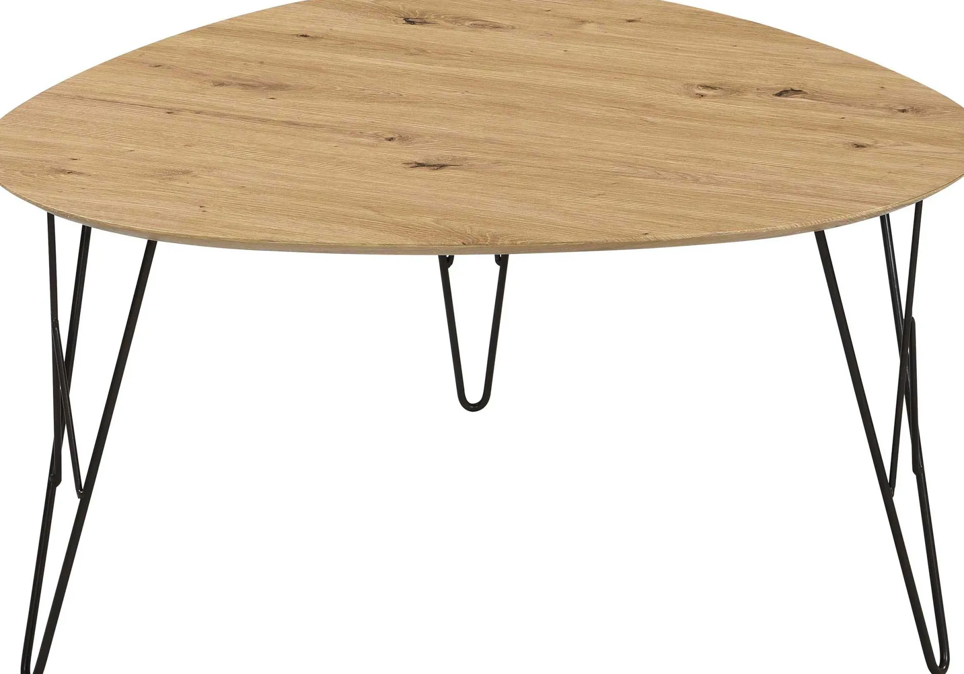 Couchtisch Ramblas 80x78 - Metall/Eiche