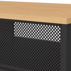 Couchtisch Renée 100 cm - Eiche/schwarz