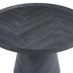 Couchtisch Romano | Ø80 x 47 cm | Dunkelgrau