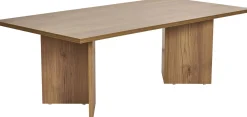 Couchtisch Sabin - 100% MELAMINE - Eiche - 40 x 60 x 119 cm