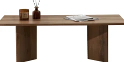Couchtisch Sabin - 100% MELAMINE - Walnuss - 40 x 60 x 119 cm