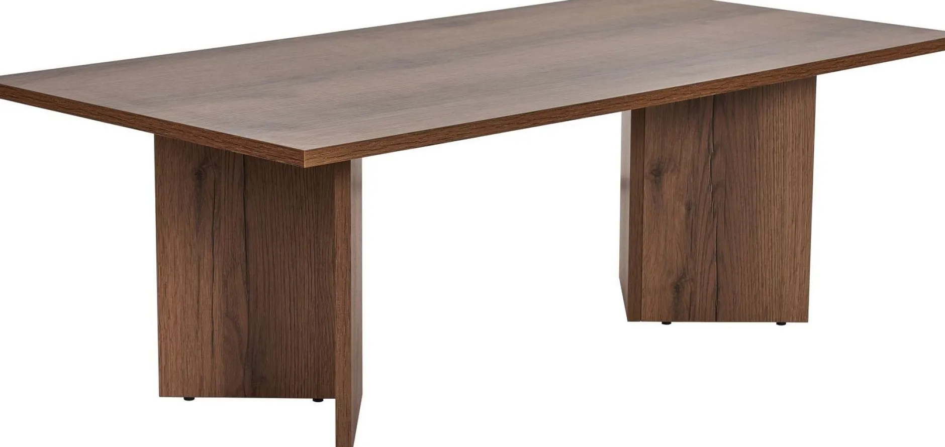 Couchtisch Sabin - 100% MELAMINE - Walnuss - 40 x 60 x 119 cm