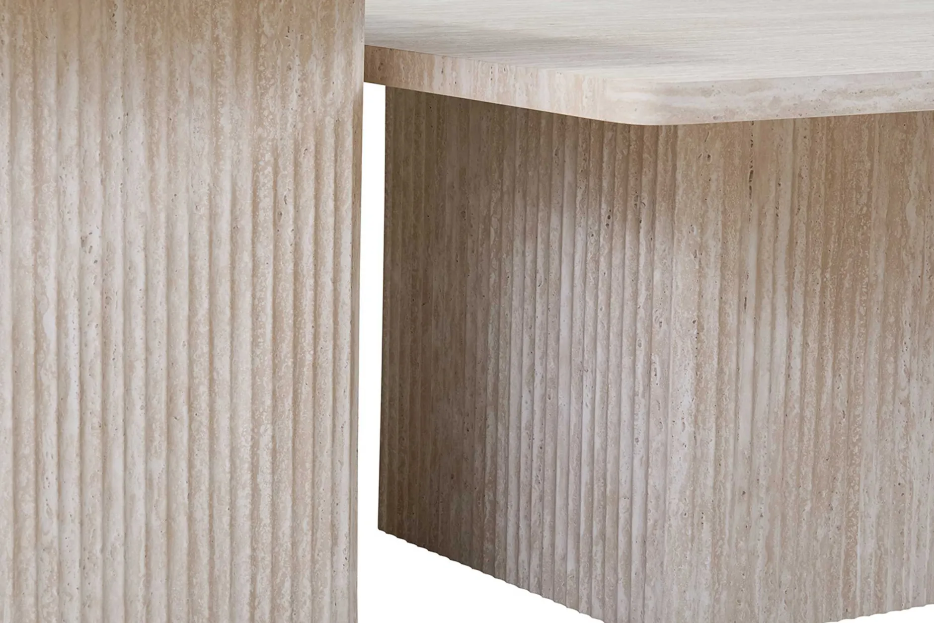 Couchtischset Destiny | 60 x 60 x 52 cm / 80 x 80 x 42 cm | Beigefarbenes Design