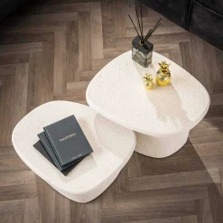 Couchtisch-Set Marbella Elegance Marmorverbundstoff