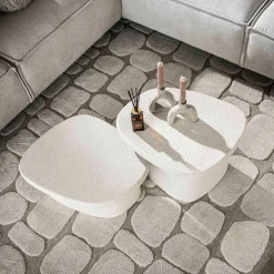Couchtisch-Set Marbella Elegance Marmorverbundstoff