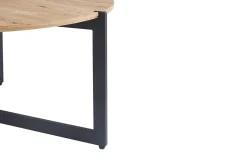 Couchtisch-Set Pola | Ø80 x 40 cm; Ø45 x 50 cm | Design Old Oak