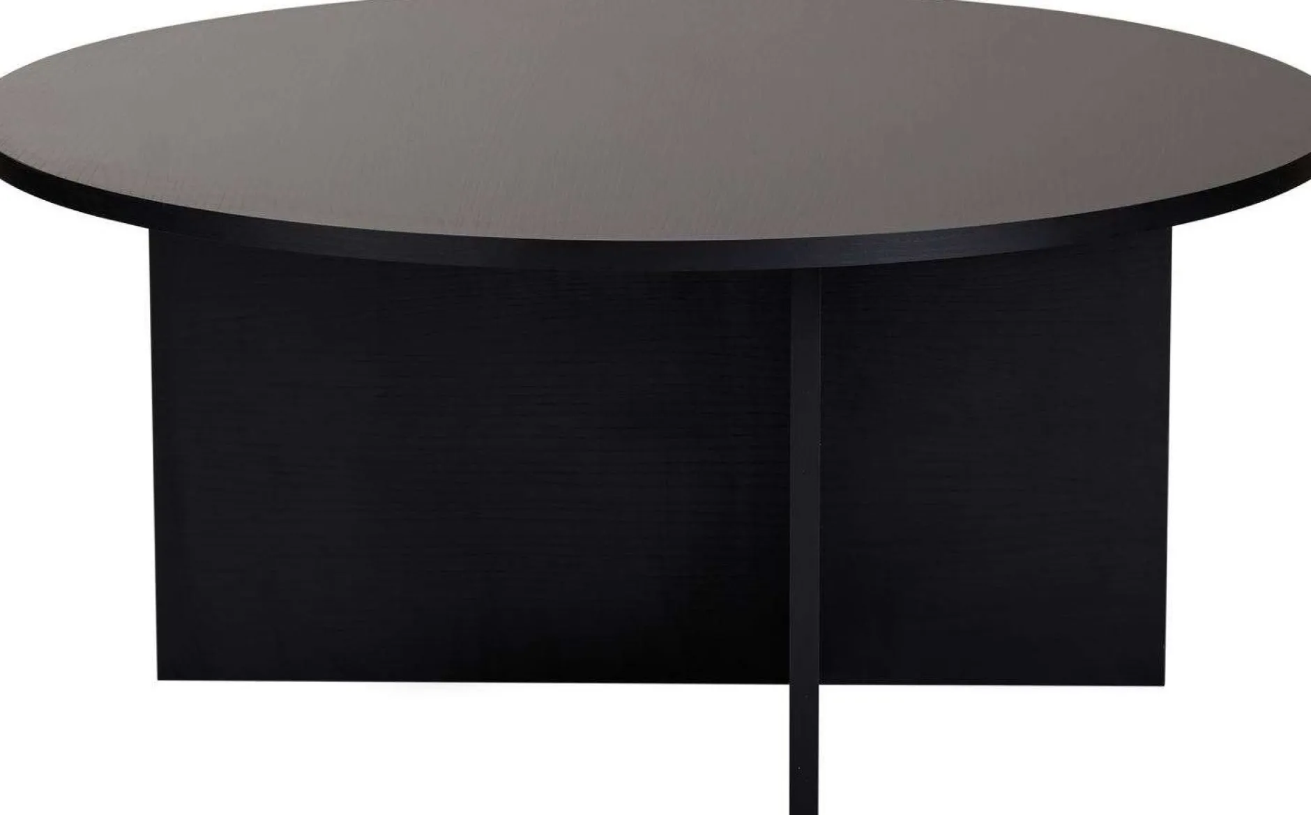 Couchtisch Soleil - 100% MELAMINE - Holzschwarz - 40 x 90 x 90 cm