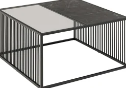 Couchtisch Strington 80x80 cm - schwarz