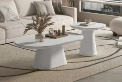 Couchtisch Tavares - 120x70x40cm - ecru