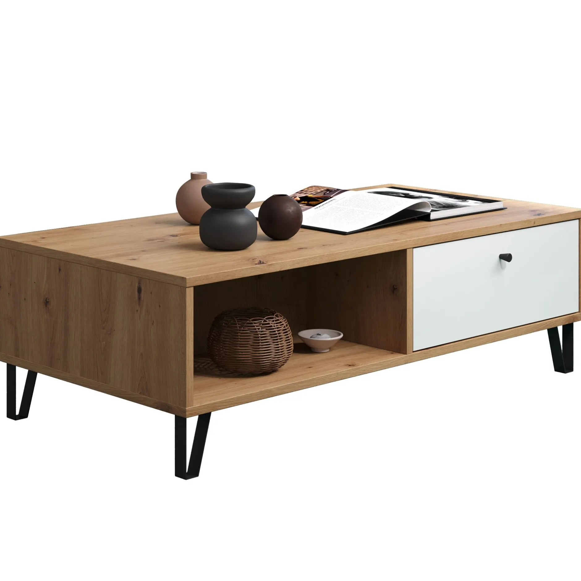 Couchtisch Touch | 110 x 60 x 37 cm | Artisan Oak Design