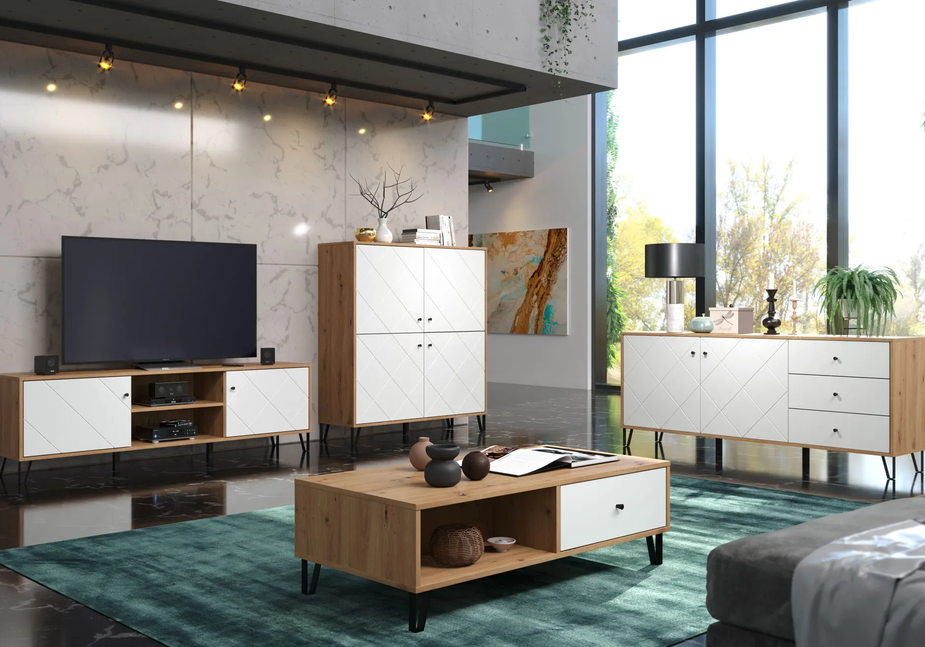 Couchtisch Touch | 110 x 60 x 37 cm | Artisan Oak Design
