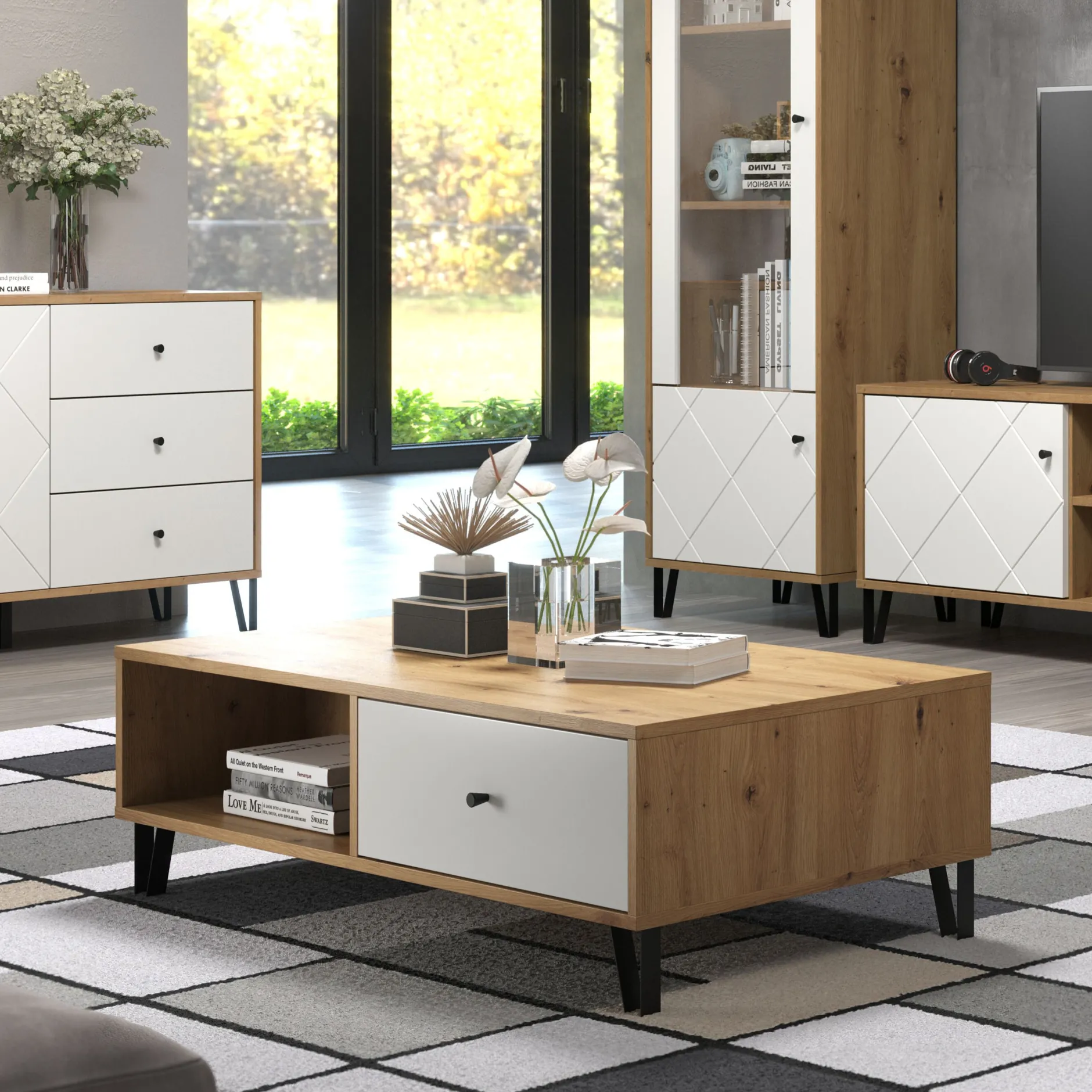 Couchtisch Touch | 110 x 60 x 37 cm | Artisan Oak Design