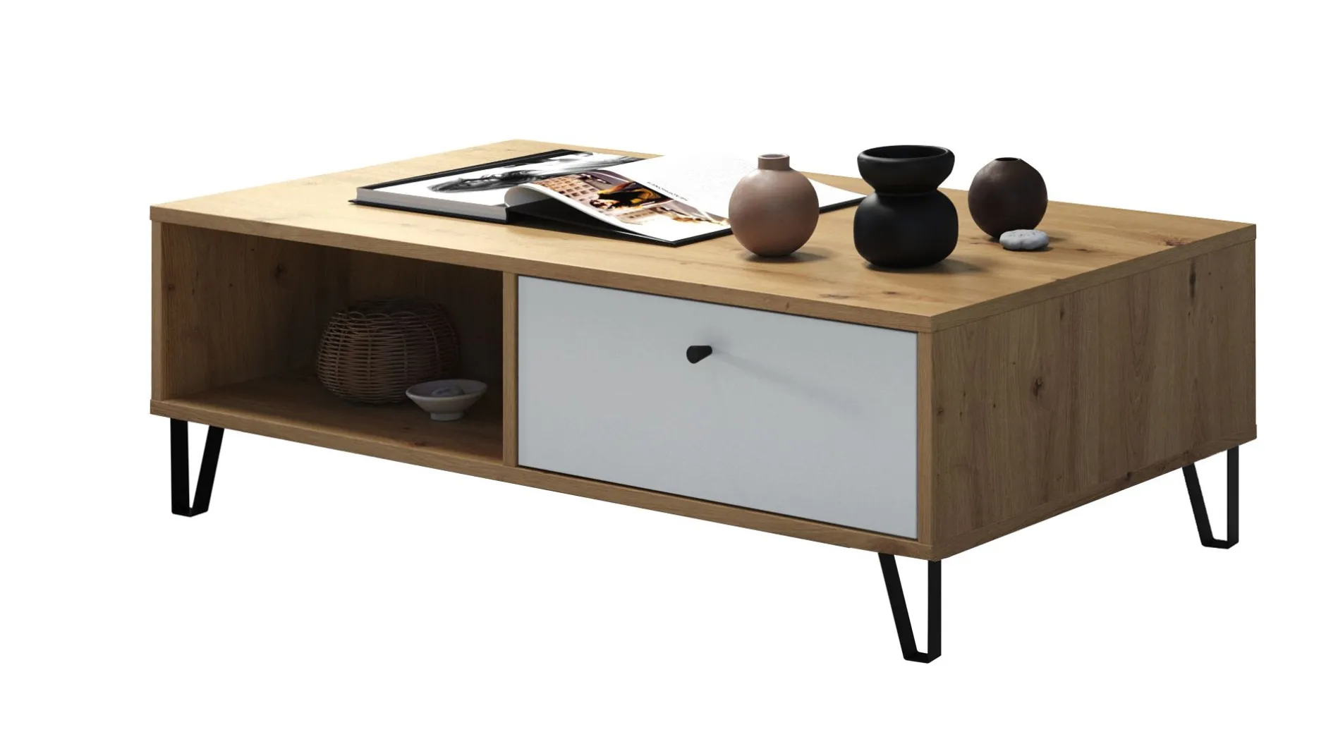 Couchtisch Touch | 110 x 60 x 37 cm | Artisan Oak Design