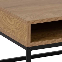 Couchtisch Willford 80x80 - Eiche/schwarz