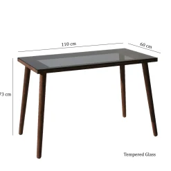 Cozy Schreibtisch | Korpus aus Buchenholz | Walnuss