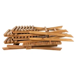 Cuenca Café Set - Teak 2-Stuhl und 1-Tisch Natur