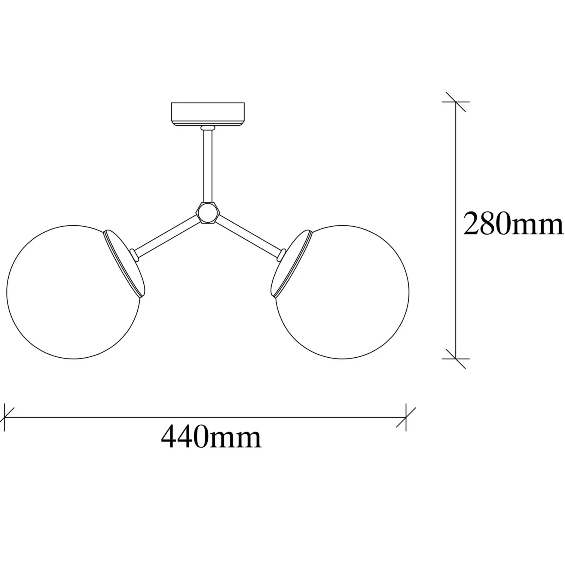 Damar Kronleuchter | METALLGEHÄUSE | Schwarz, Weiß