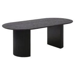Dark Braun Boavista Esstisch | 100x210x75 cm