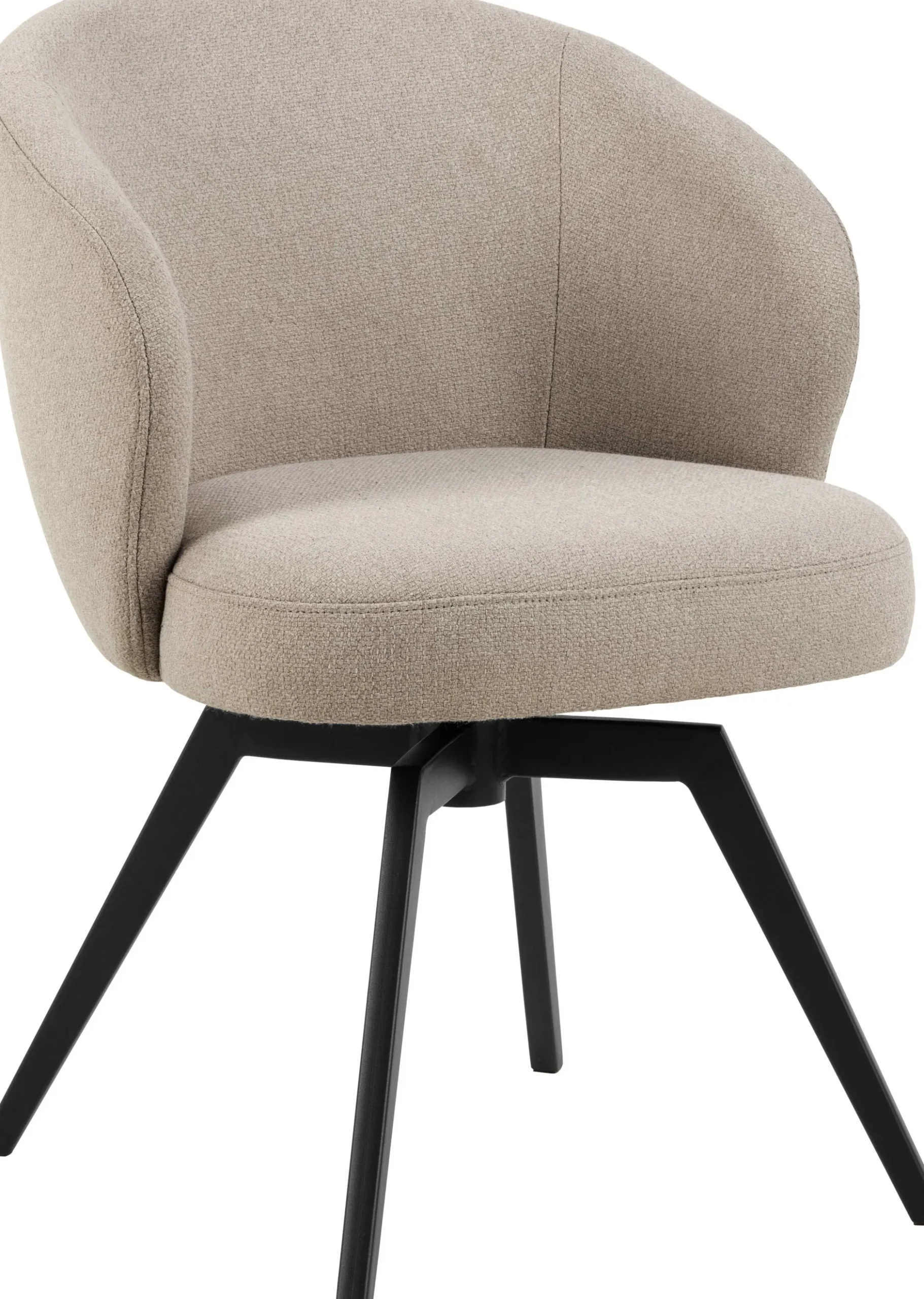 Darlene Esszimmerstuhl - drehbar - beige
