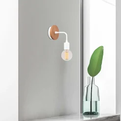 Dartini Wandleuchte | METALLGEHÄUSE | Weiß