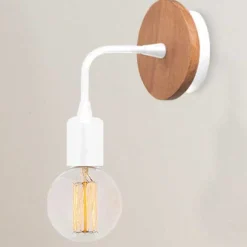 Dartini Wandleuchte | METALLGEHÄUSE | Weiß