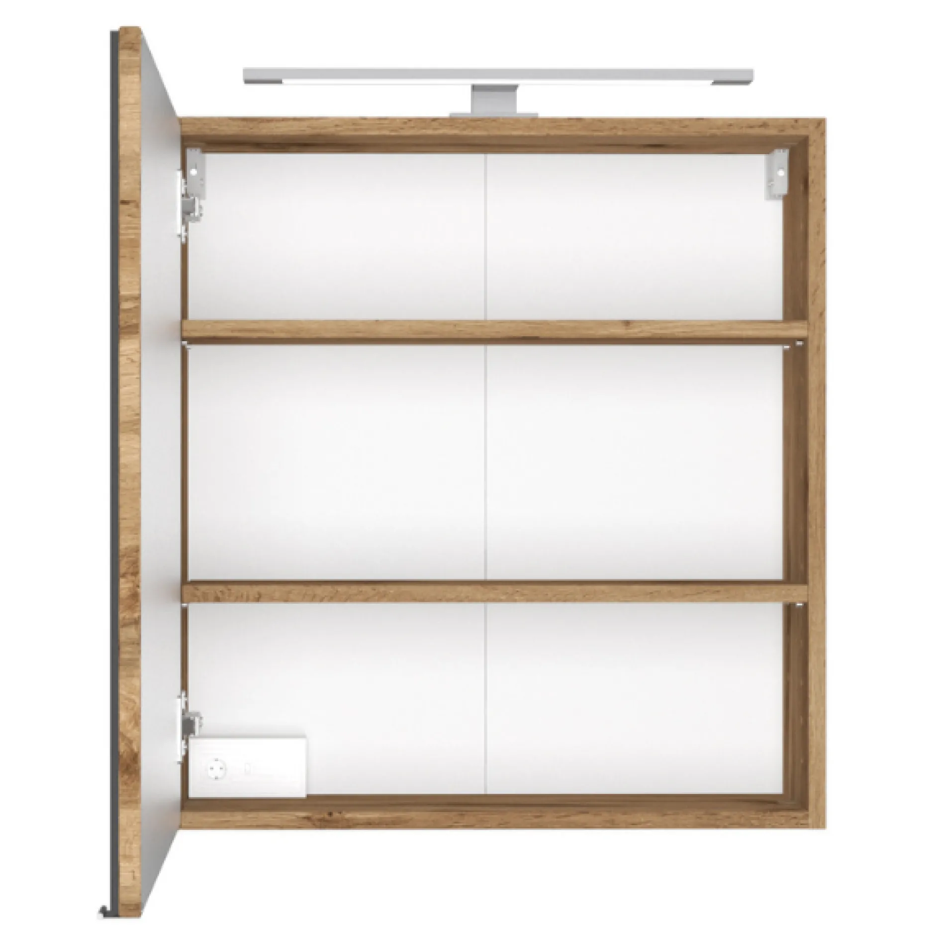 DasaBadezimmer : Spiegelschrank, Waschtischschrank, Säulenschrank - wotan Eiche Dekor