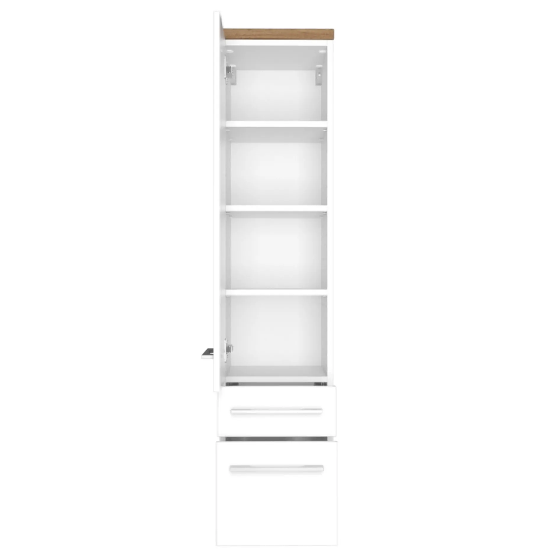 DasaBadezimmer : Wandregale, 2x Spiegel, Waschbeckenschrank, Säulenschrank - weiß