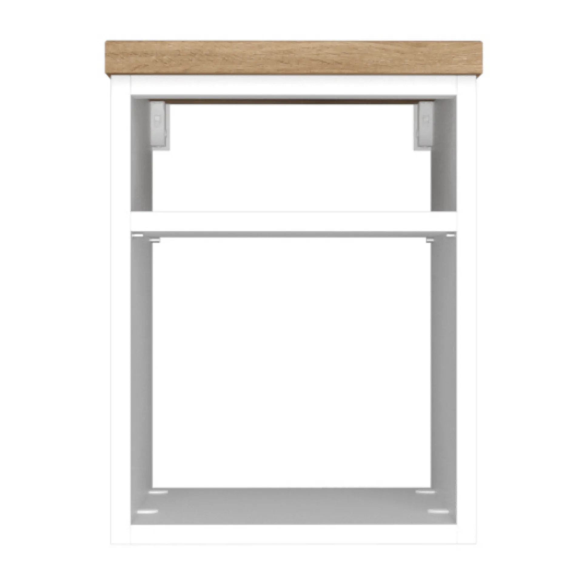 DasaBadezimmer : Wandregale, 2x Spiegel, Waschbeckenschrank - weiß