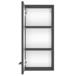 DasaBadezimmer : Wandschränke, Spiegel, Waschbeckenschrank, Wandregal, Säulenschrank - graphitgrau