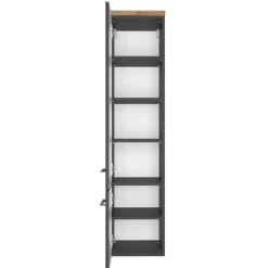 DasaBadezimmer : Wandschränke, Spiegel, Waschbeckenschrank, Wandregal, Säulenschrank - graphitgrau
