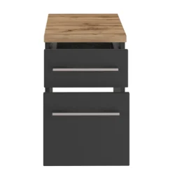 DasaBadezimmer : Wandschränke, Spiegel, Waschbeckenschrank, Wandregal, Säulenschrank - graphitgrau