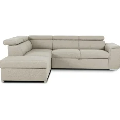 Daytona Ecksofa links - verstellbare Rückenlehnen - beige