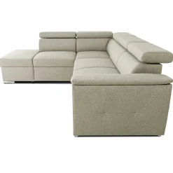 Daytona Ecksofa links - verstellbare Rückenlehnen - beige