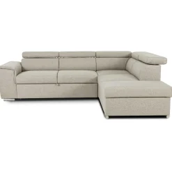 Daytona Ecksofa rechts - verstellbare Rückenlehnen - beige