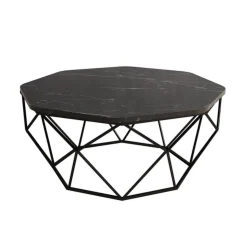 Diamond Couchtisch | 100 % MELAMIN | Schwarz