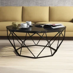 Diamond Couchtisch | 100 % MELAMIN | Schwarz