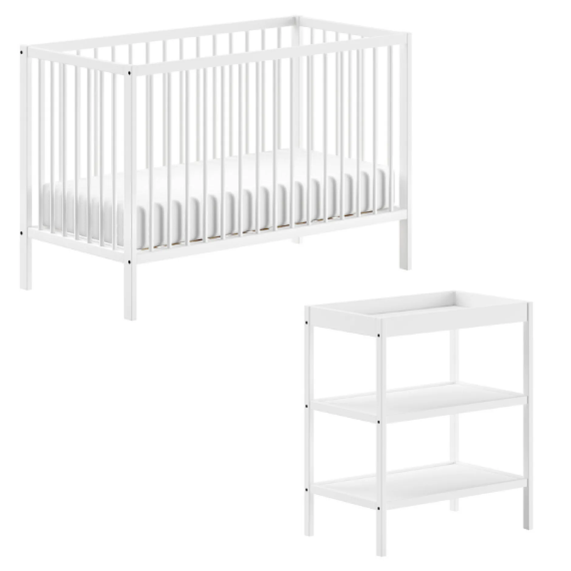 Dino Babybett und Verzorgingstafel - Belgisches Design