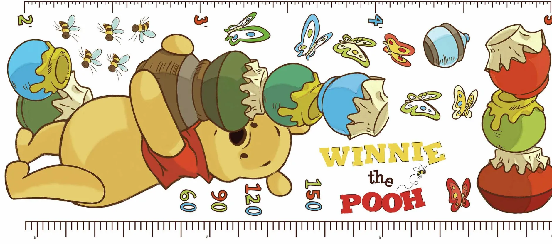 Disney Winnie The Pooh - Wachstumskarte-Cm