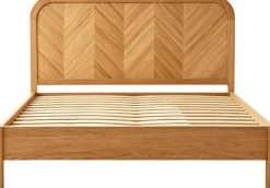 Doppelbett Alessia - 160x200cm - mit Lattenrost - massiver Eiche