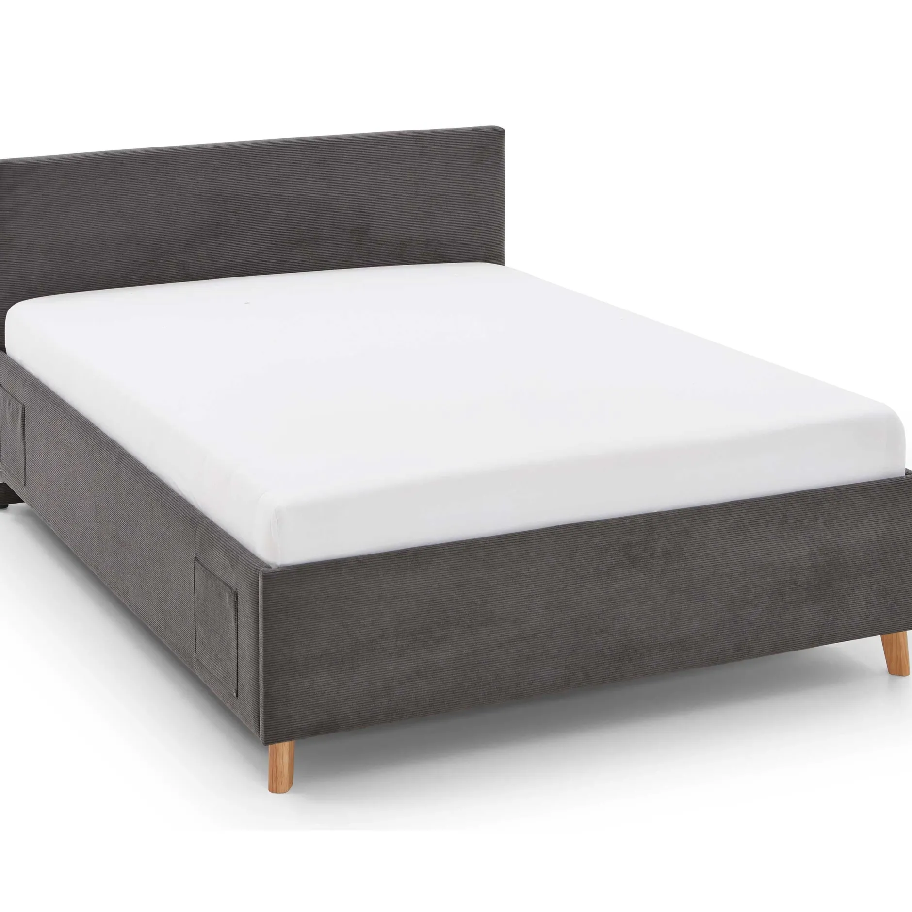 Doppelbett Cool | 140 x 200 cm | Anthrazit Design