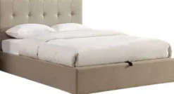 Doppelbett Corbi mit Lagerung 160x200 - Sand
